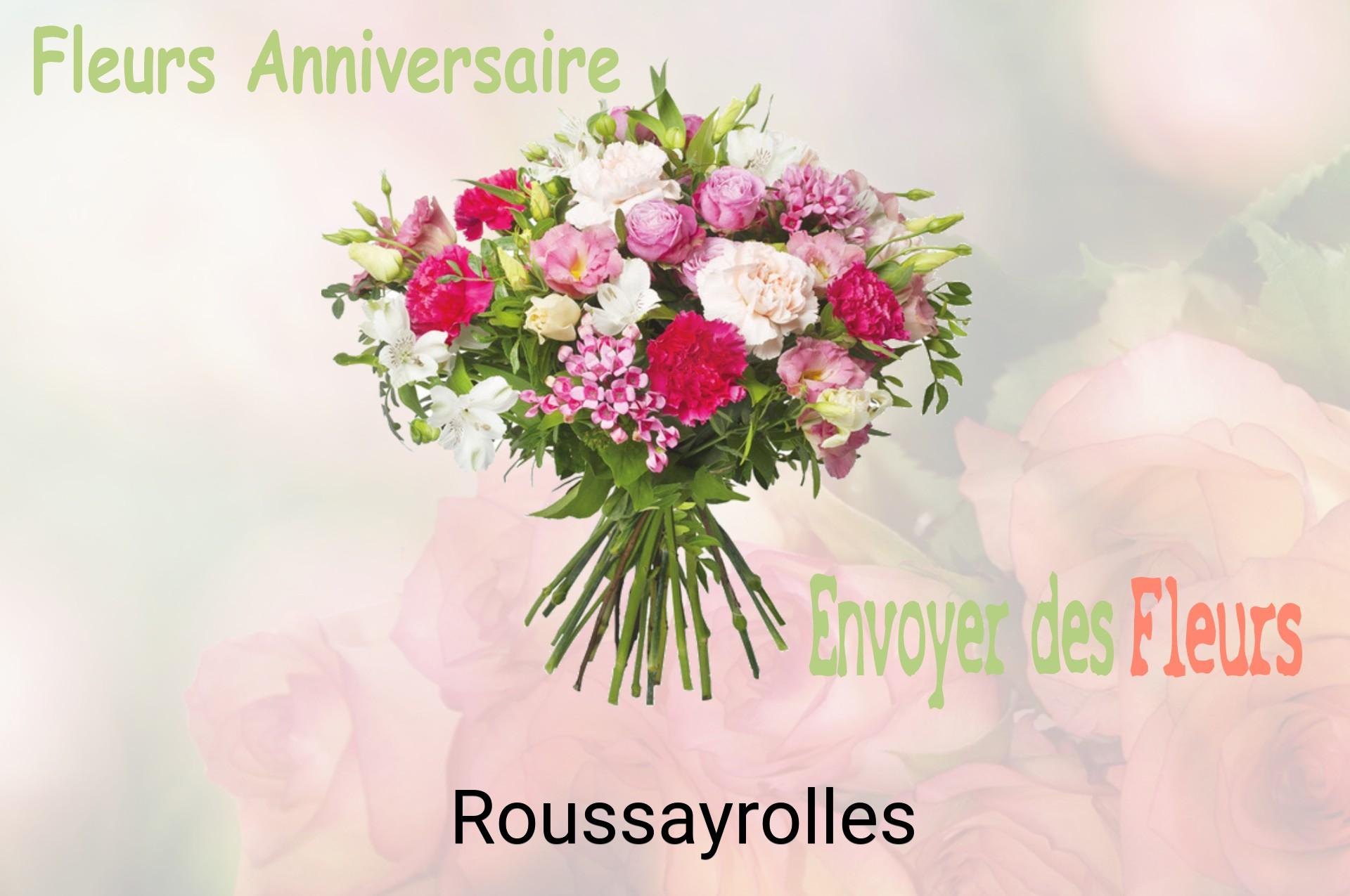 Bouquet de fleurs d’anniversaire livré à Roussayrolles